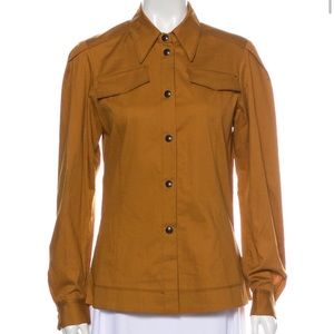 dorothee schumacher tan blouse